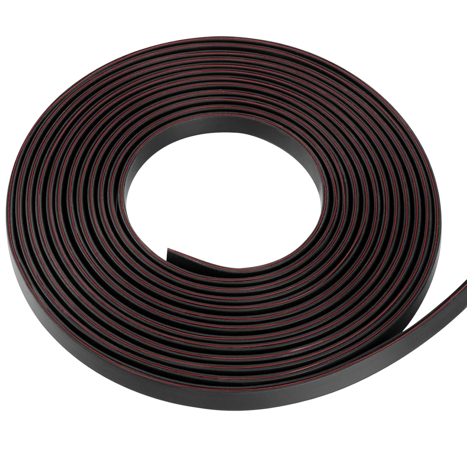 Pettyelf edge trim flexible design bending around tight corners on metal edge.