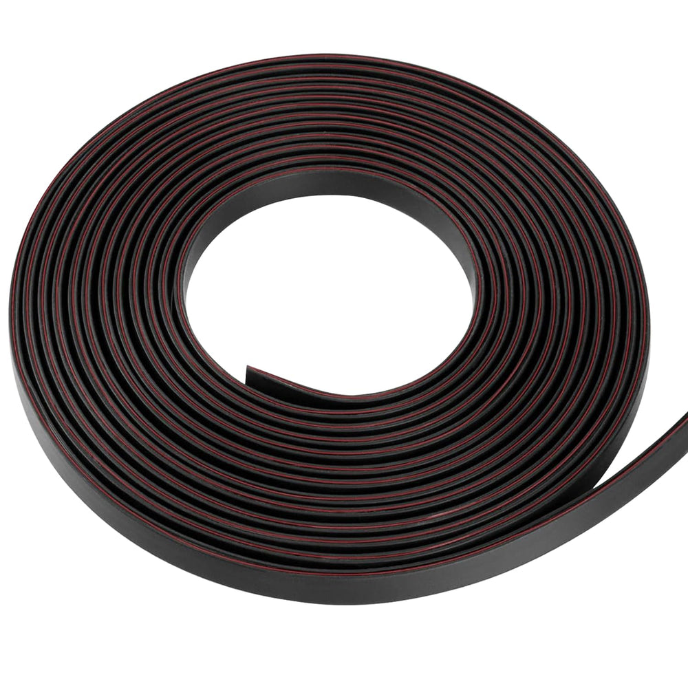 Pettyelf edge trim flexible design bending around tight corners on metal edge.