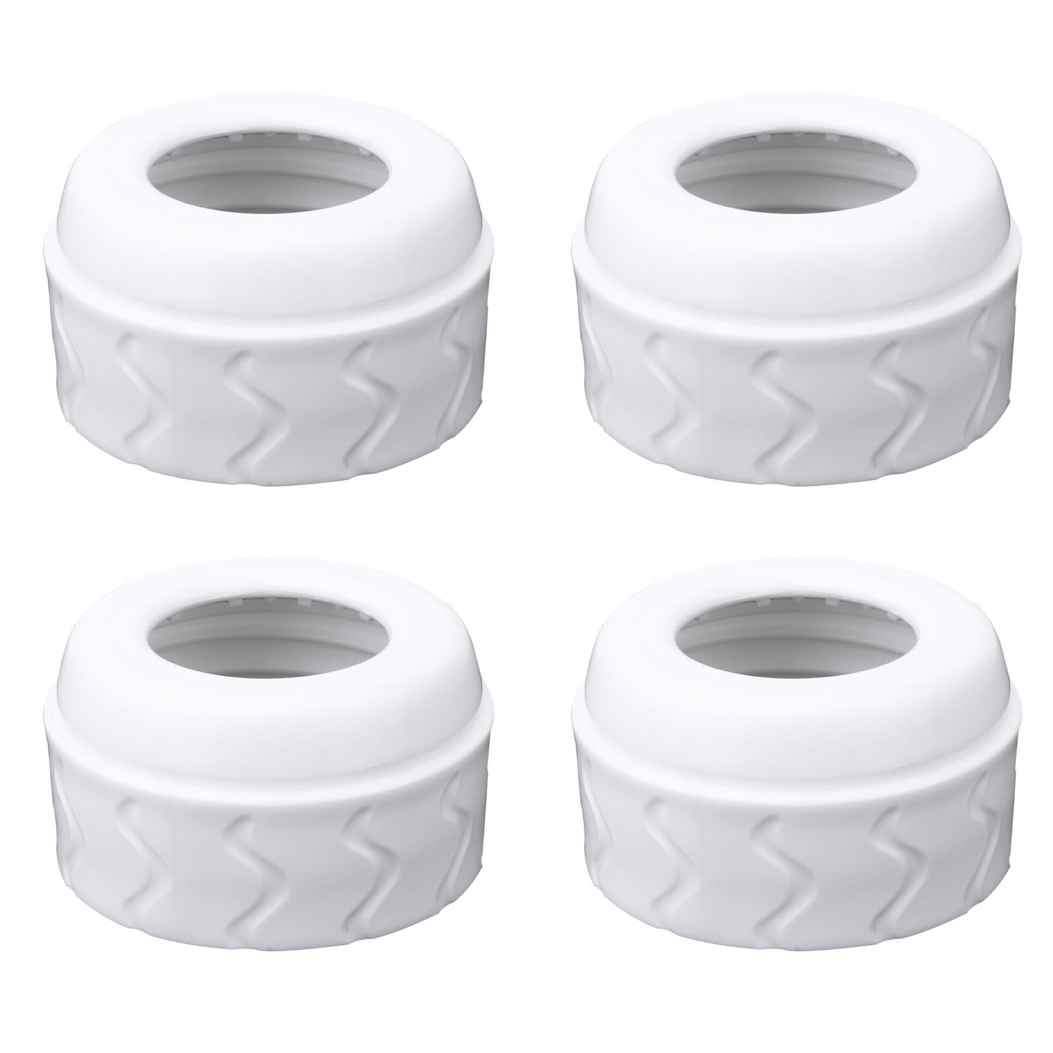 PEUTIER bottle nipple collar ring 4pc pack provides a secure seal for Dr. Brown's bottles