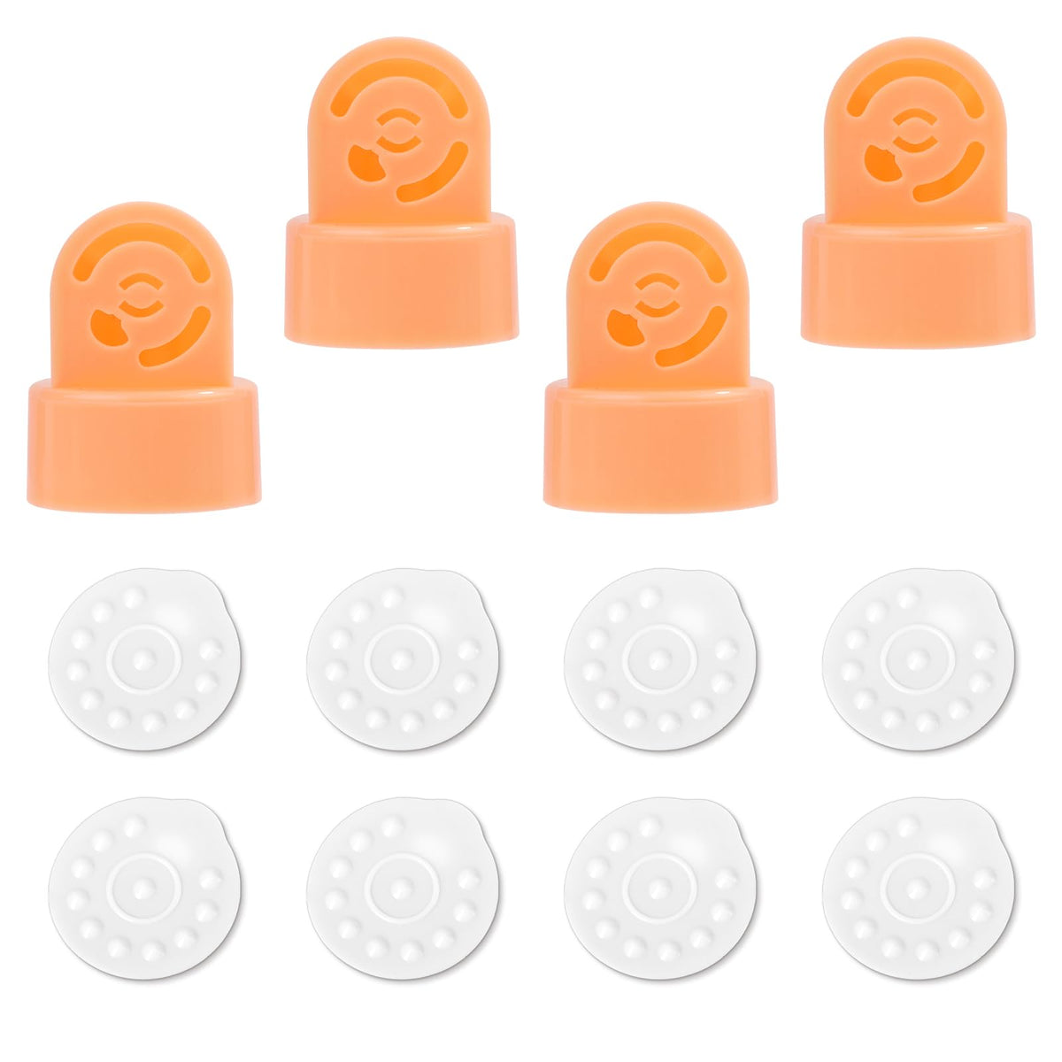 PEUTIER membranes 8-pack for Medela compatibility, quick replacements.