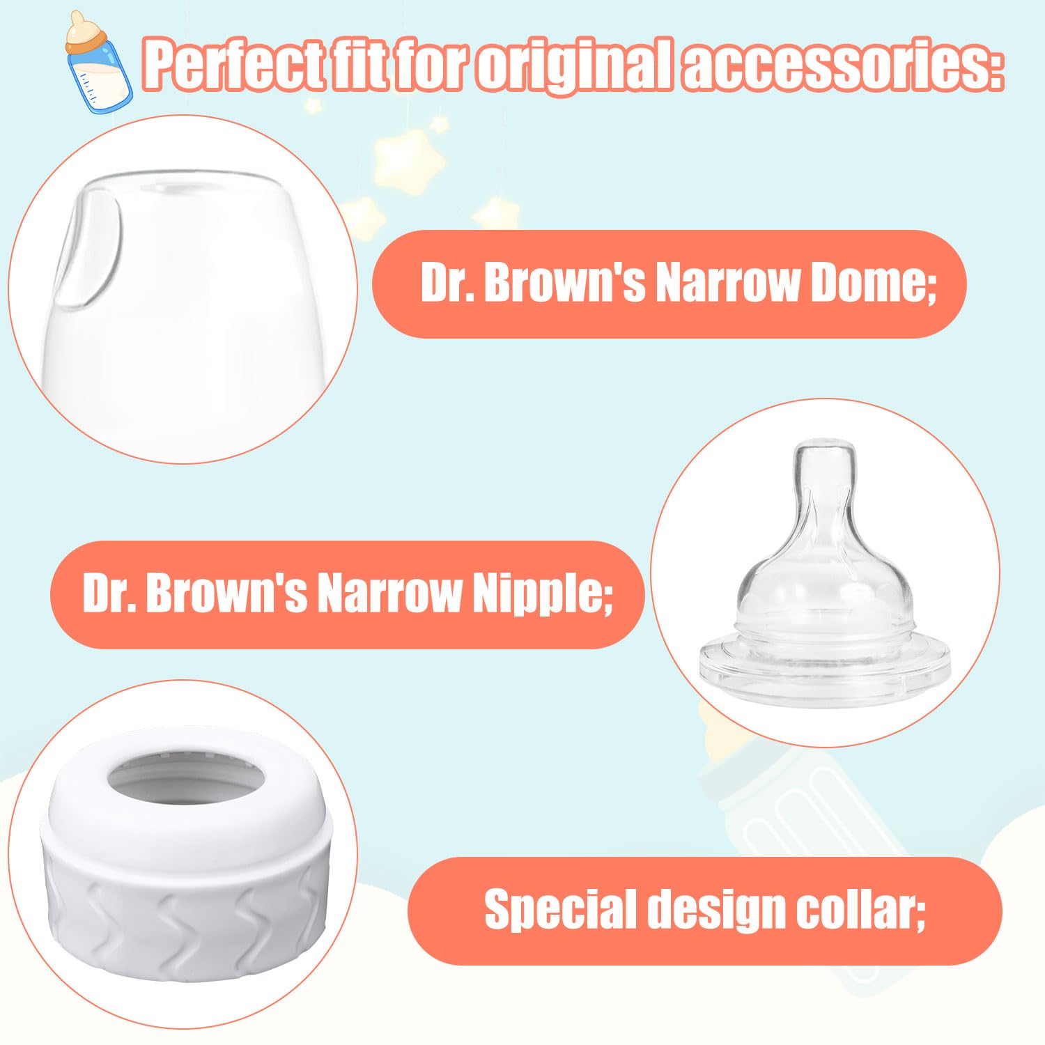 PEUTIER nipple collar ring made of PP material for reliable, long-lasting use
