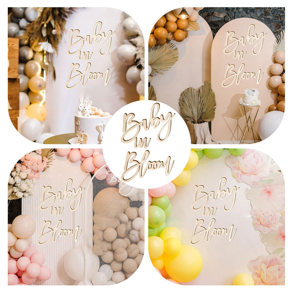 PEUTIER wall-decor baby-in-bloom combines rustic charm with versatile display.