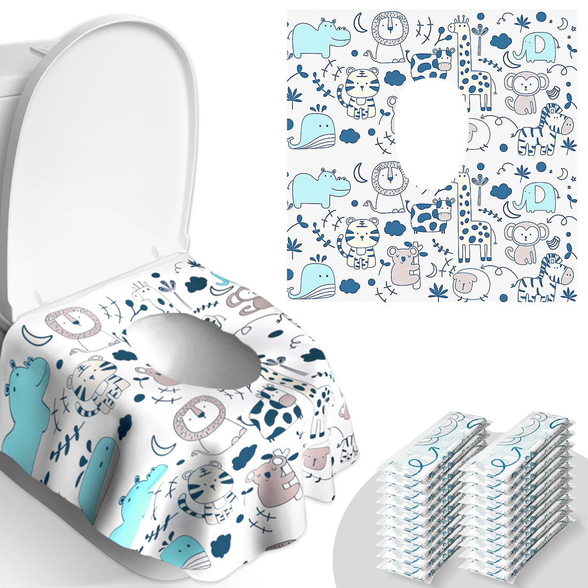 Peyazoco disposable toilet seat covers protecting you in public restrooms.