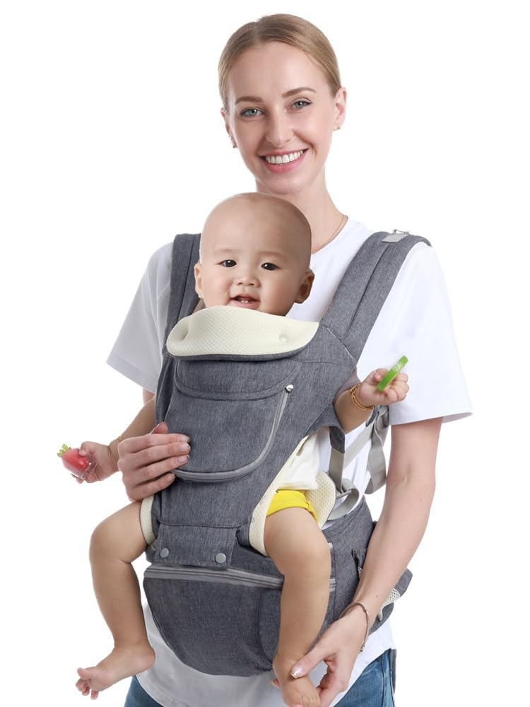 PEYWKANZT all-seasons baby carrier supports year-round parent-child contact