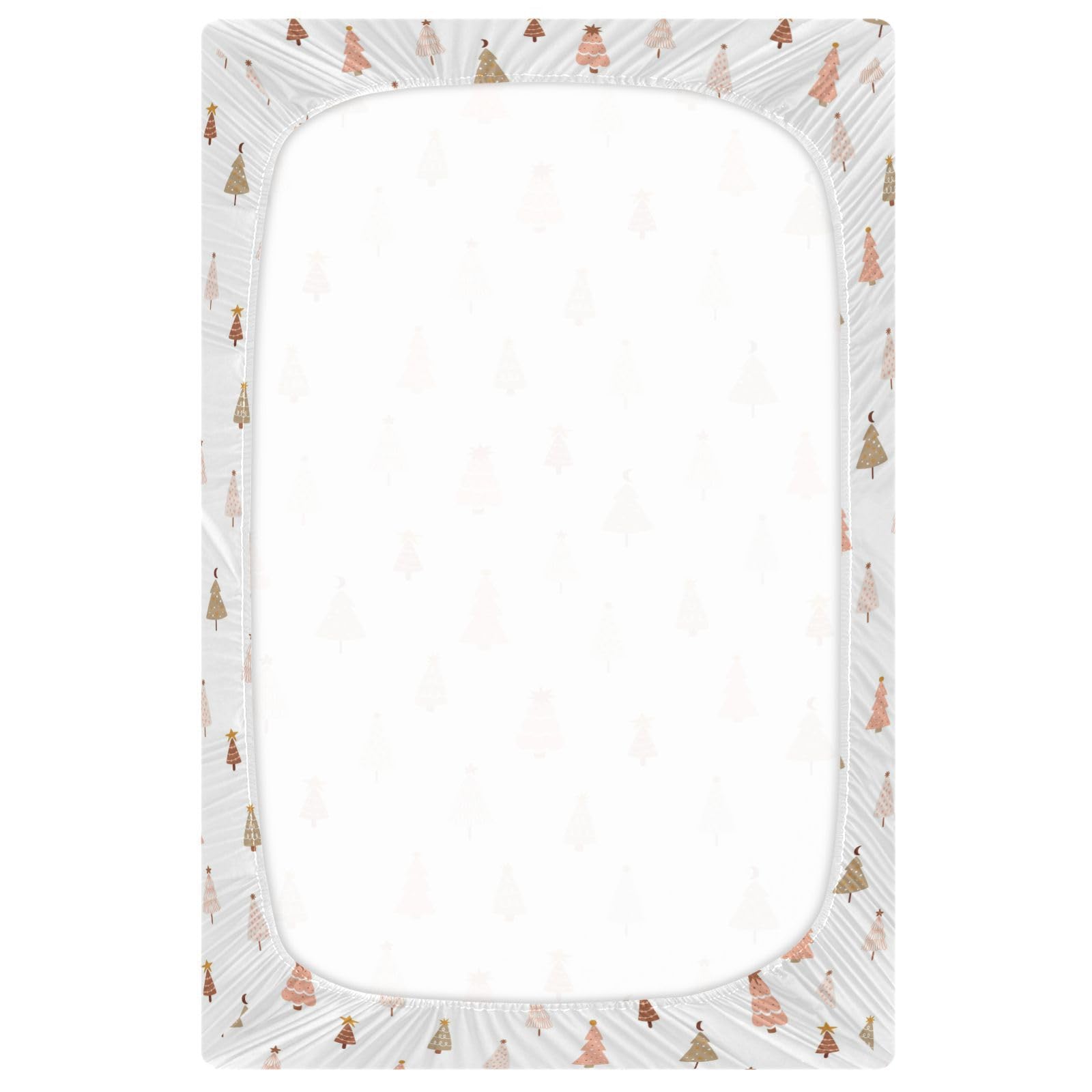 Pfrewn crib sheet with 4-way stretch stays in place during naps