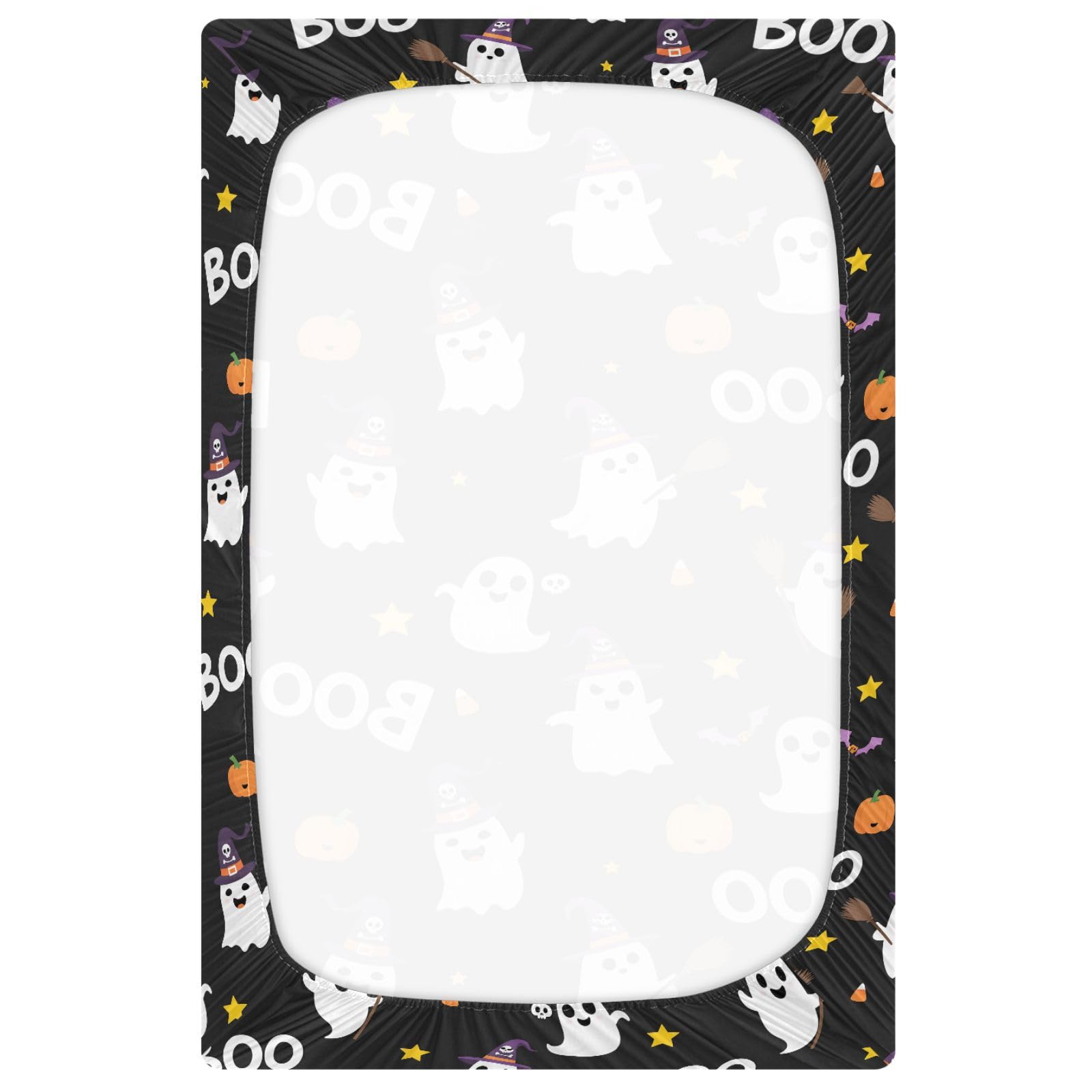 Pfrewn fade-resistant crib sheet maintains vibrant colors after washes.