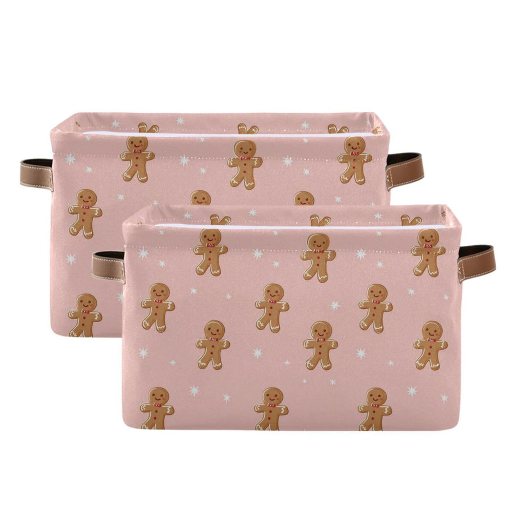 Pfrewn foldable canvas storage bin shows collapsible design for space-saving toy storage