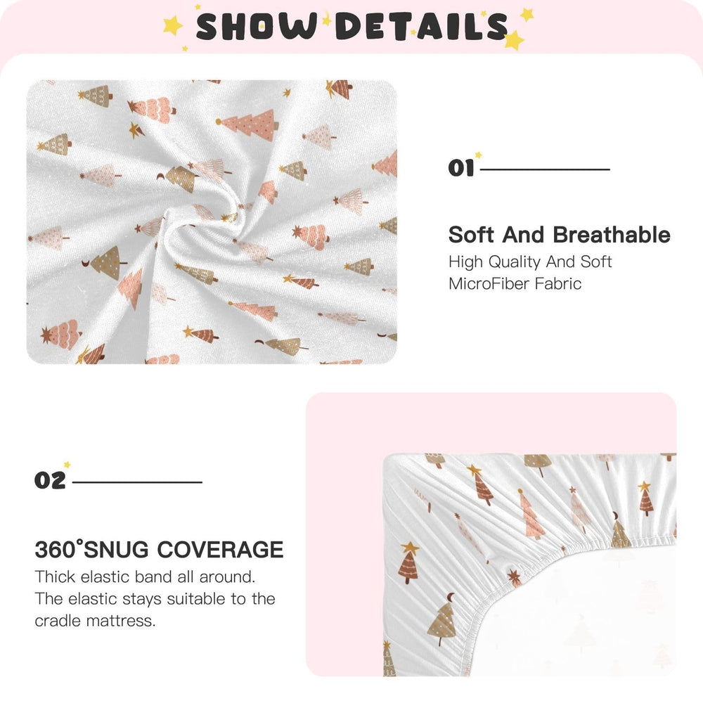 Pfrewn machine-washable crib sheet resists fading after repeated washes