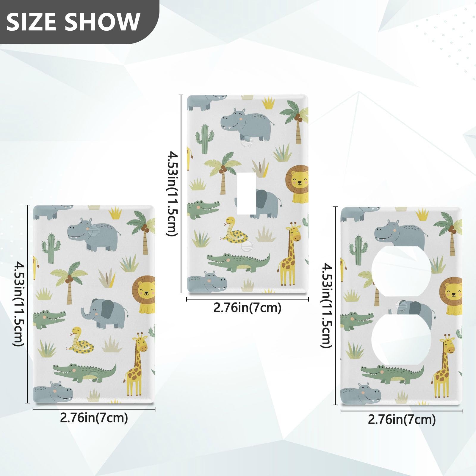 Pfrewn zebra outlet cover blends safety with whimsy.