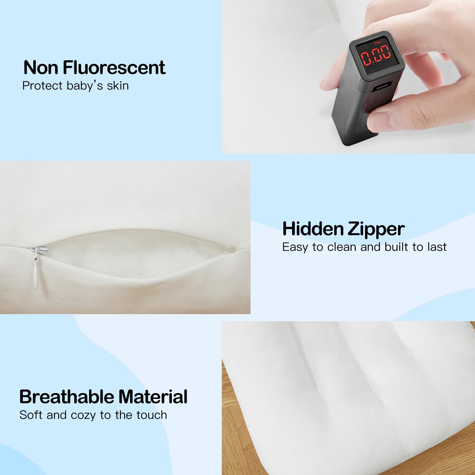 PGONEEE travel-ready lounger for visits to grandparents