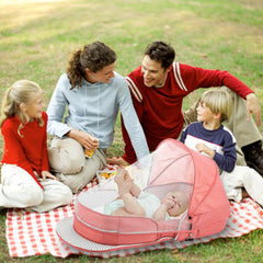 PGONEEE breathable mesh keeps baby cool and comfortable during naps