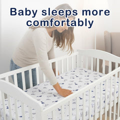 PGONEEE memory-foam crib mattress delivers soft support for naps