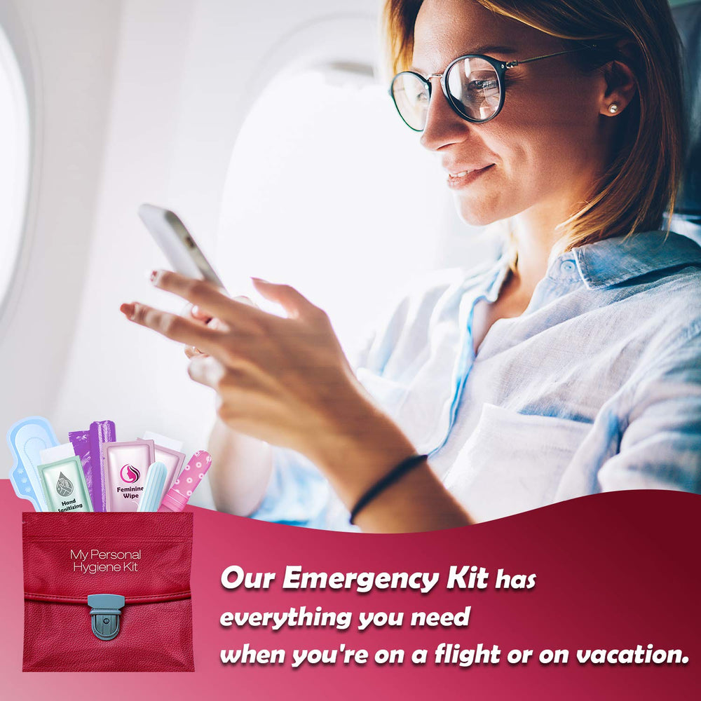pH Advantage 70% alcohol hand wipes included for hygiene on the go.