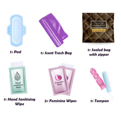 pH Advantage Brown Style Kit sanitary pad for travel-day protection.