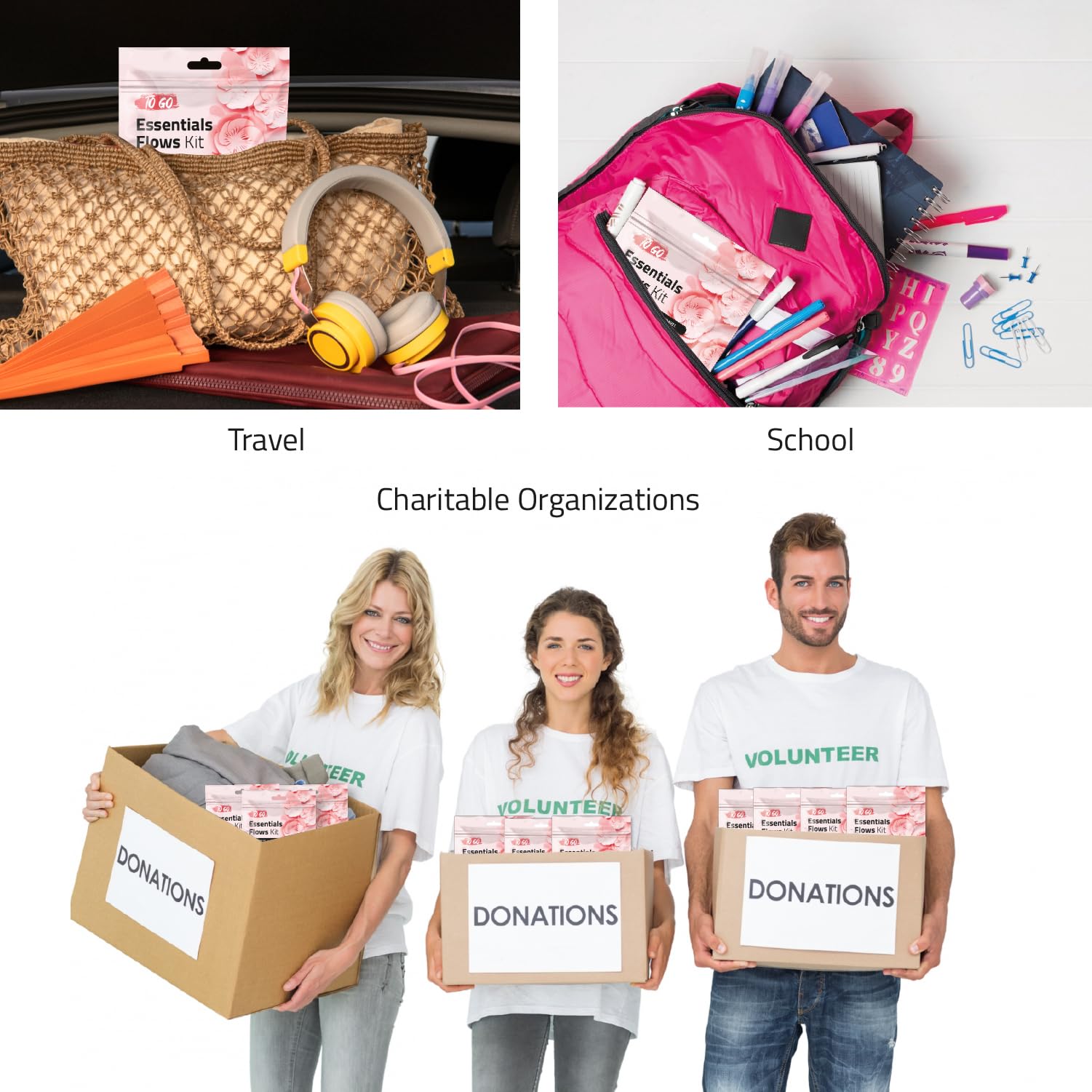 pH Advantage bulk donation packs ideal for charity drives