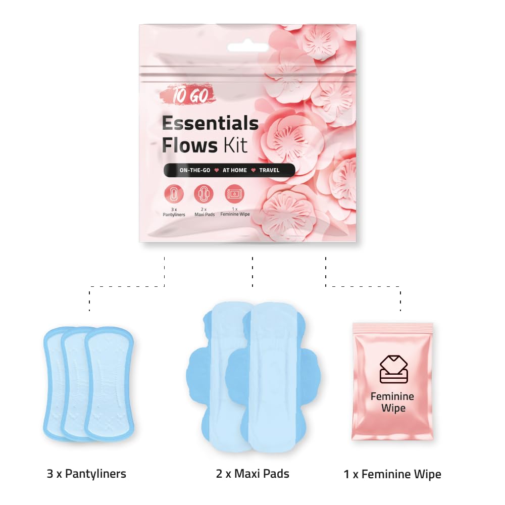 pH Advantage pantyliner and pad set inside the kit for daily protection