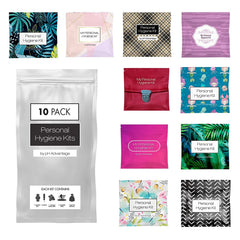 pH Advantage menstrual kit packaged for on-the-go convenience.