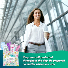 pH Advantage period kit feminine wipes for freshness on the go