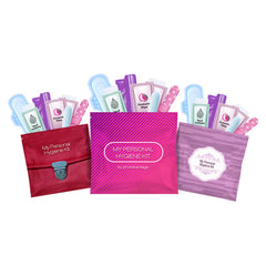 pH Advantage period kit red purse, convenient on-the-go essential for travel