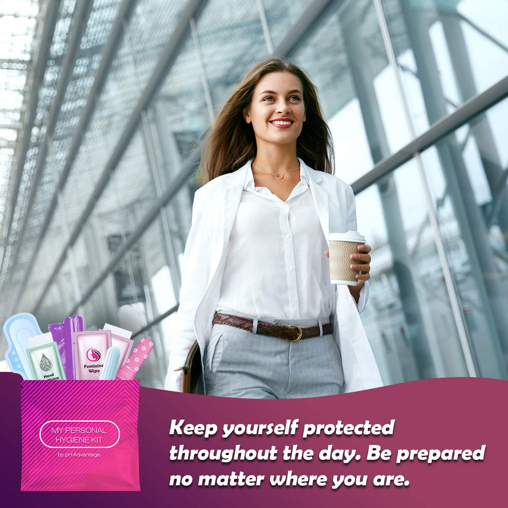 pH Advantage tampon and pad selection showcased for reliable everyday needs.