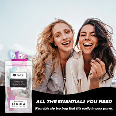 pH Advantage tampon in its pack for quick on-the-go use.