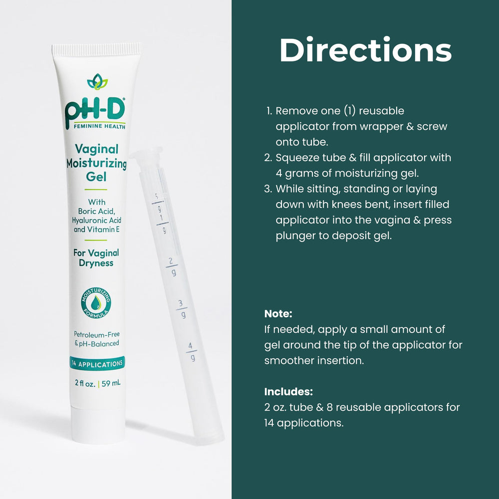2 oz tube offering 14 applications for ongoing care with pH-D.