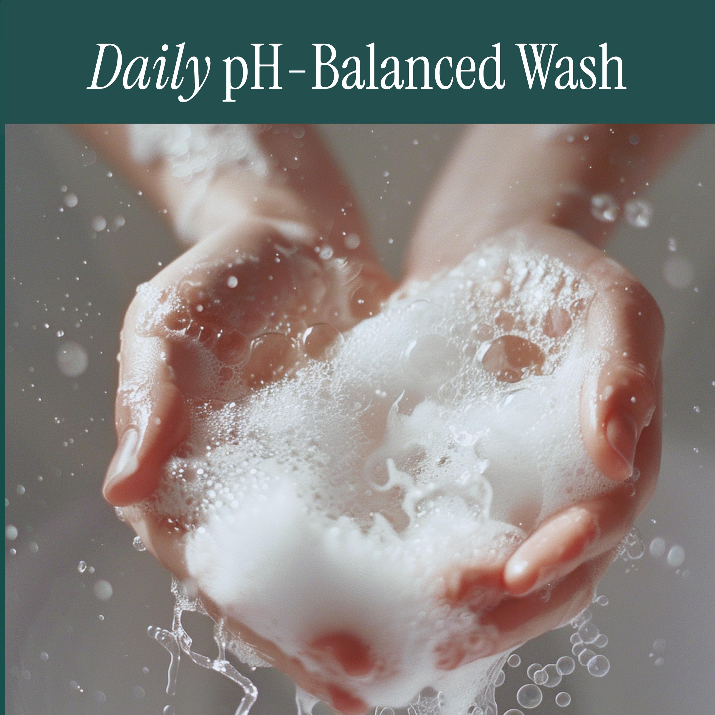 pH-D Boric Acid Foam Wash ingredients emphasize plant-based, paraben-free formula