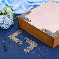 PH PandaHall brass screw-set supports secure fitting for corner protectors on furniture.