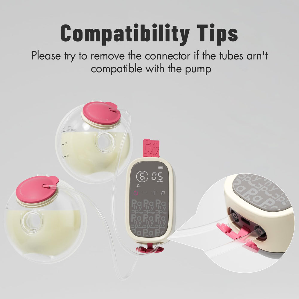 Phanpy easy-clean system with four parts, quick sterilization.