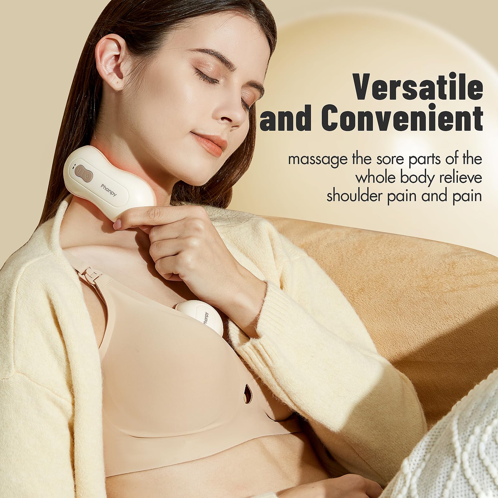Phanpy Lactation Massager portable design fits in your bag