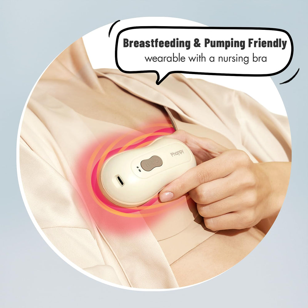 Phanpy Lactation Massager vibration mode delivers outer-to-inner massage