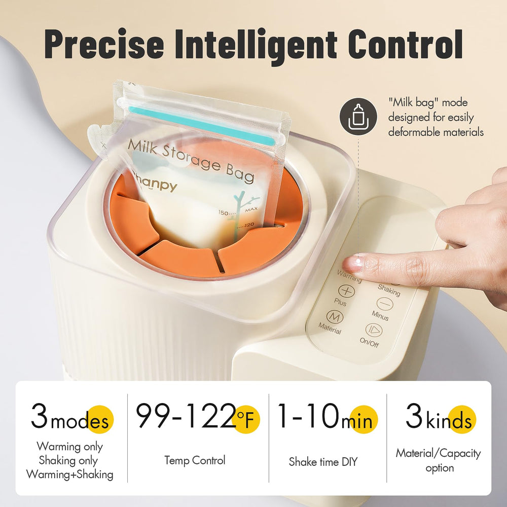 Phanpy SmartSwirl precise control for exact temperatures and shake times.