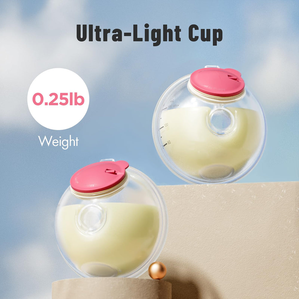 Phanpy wearable breast pump with 24mm flange for a comfortable, secure fit.