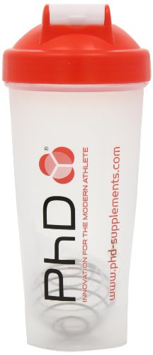 PhD Mixball Shaker 500ml in-use image for on-the-go mixing.