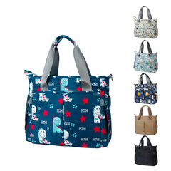PHEBEN diaper bag tote front view with waterproof exterior for daily use