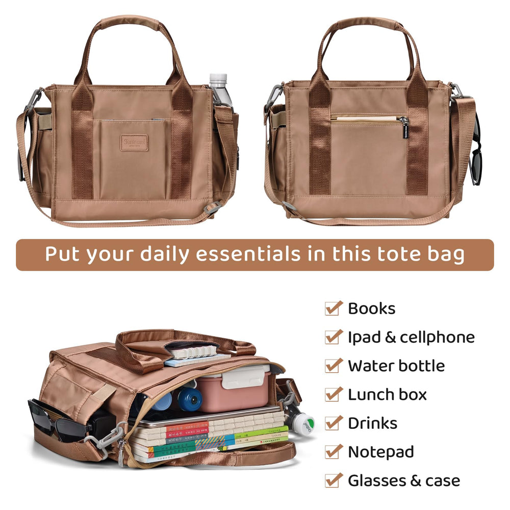 PHEBEN diaper tote bag adjustable shoulder strap for comfortable carry