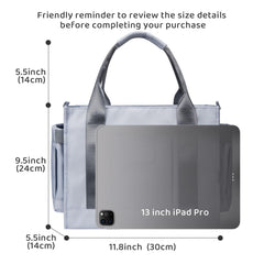 PHEBEN diaper tote internal pockets organize phones and keys for quick access