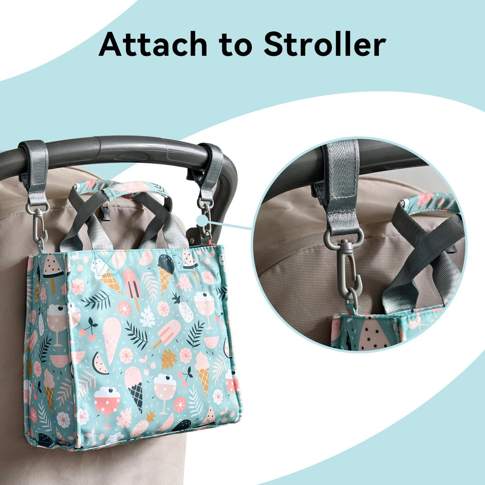 PHEBEN durable waterproof material keeps baby items safe with dessert cartoon.