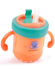 PHEENOWL kids stainless steel cup 10oz orange, durable for everyday hydration on the go.