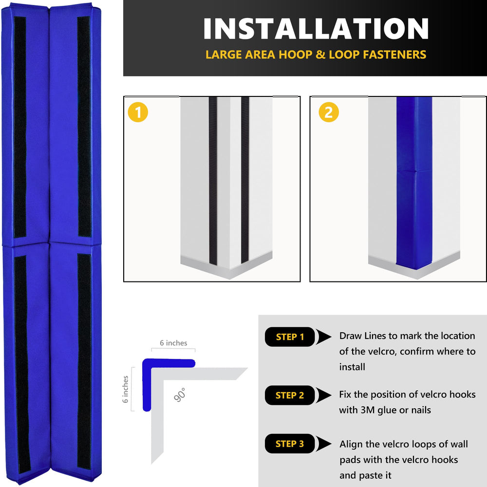 PHENEPUS corner pad with vinyl cover resists water and UV for outdoor use.