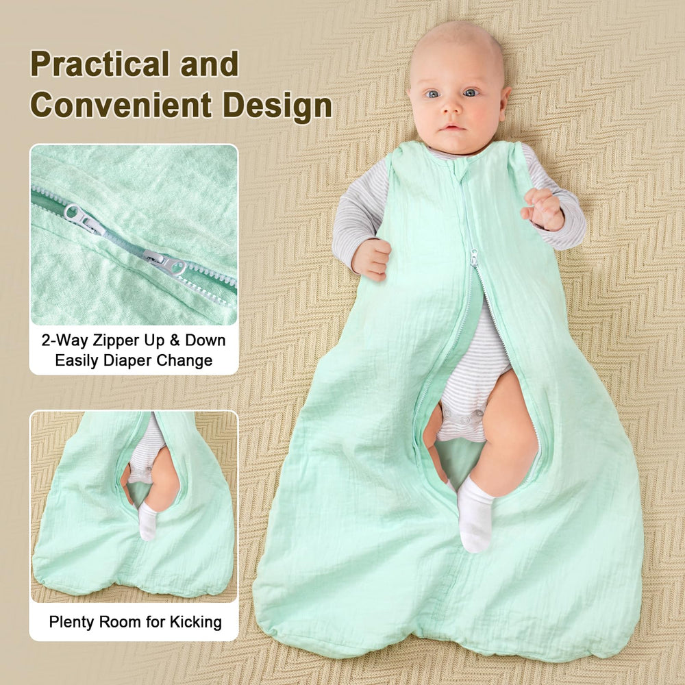 PHF 2-pack muslin sleep sacks for everyday use