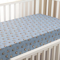 PHF crib sheets with full elastic edge for secure placement