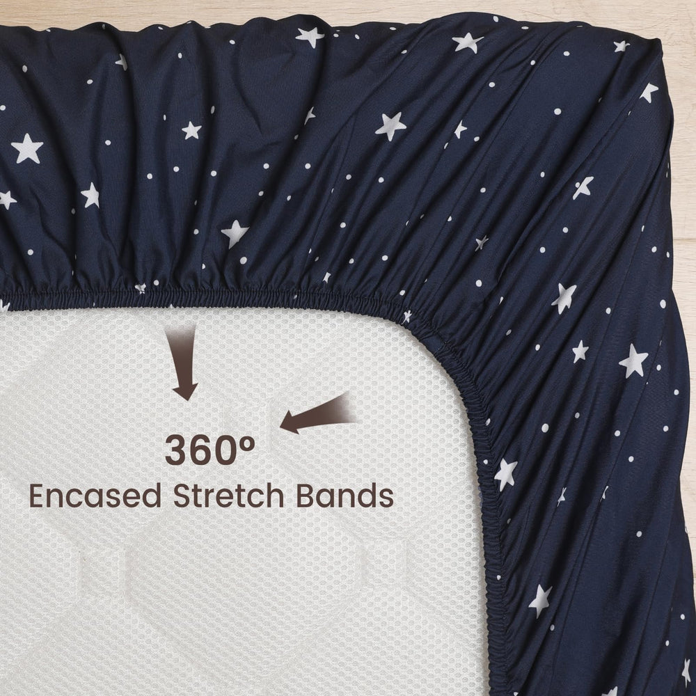 PHF three-pack packaging shows space stars pattern for nursery decor