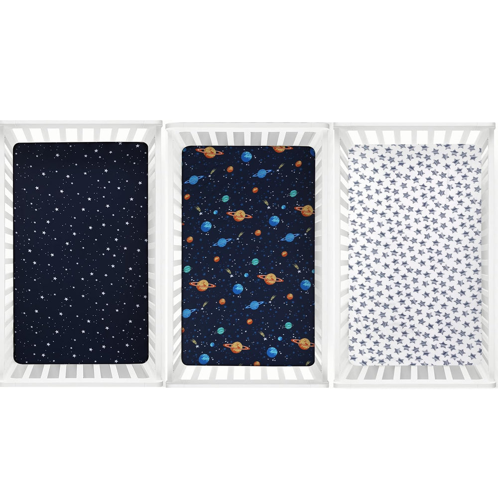 PHF space-themed background ideal for baby photos with sheets