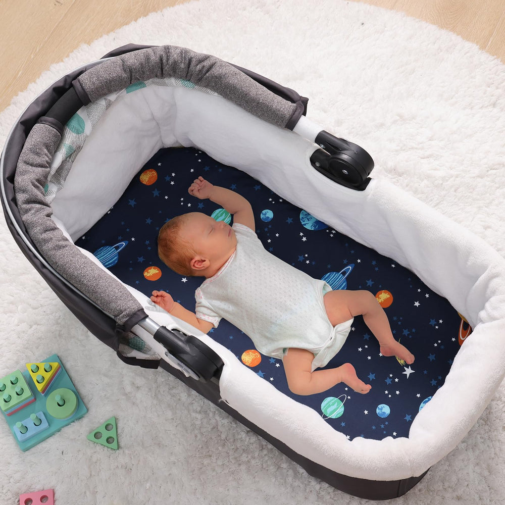 PHF bassinet sheets fit 17x32 with 5-inch pocket for precise placement.