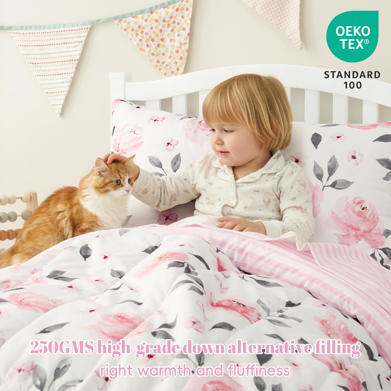 PHF 4-piece set packaging shows a ready-to-use bedding gift