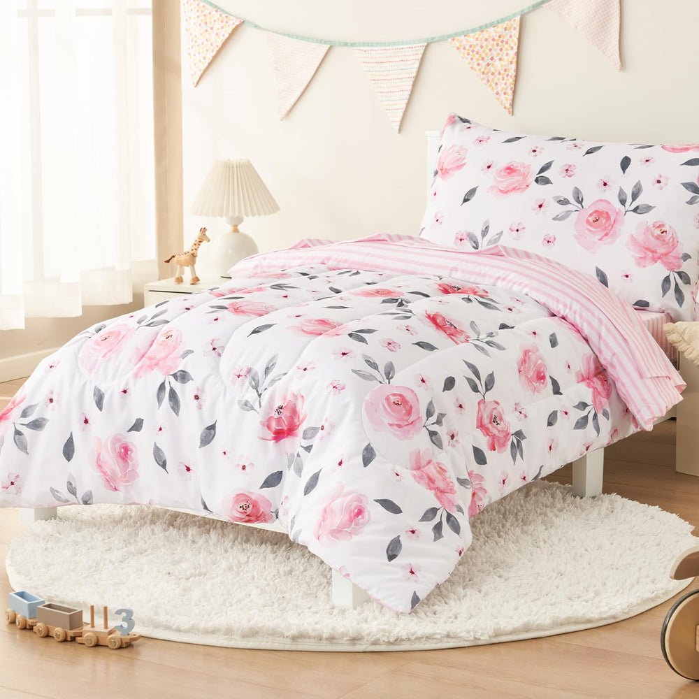 PHF floral design brightens a toddler room with cheerful styling