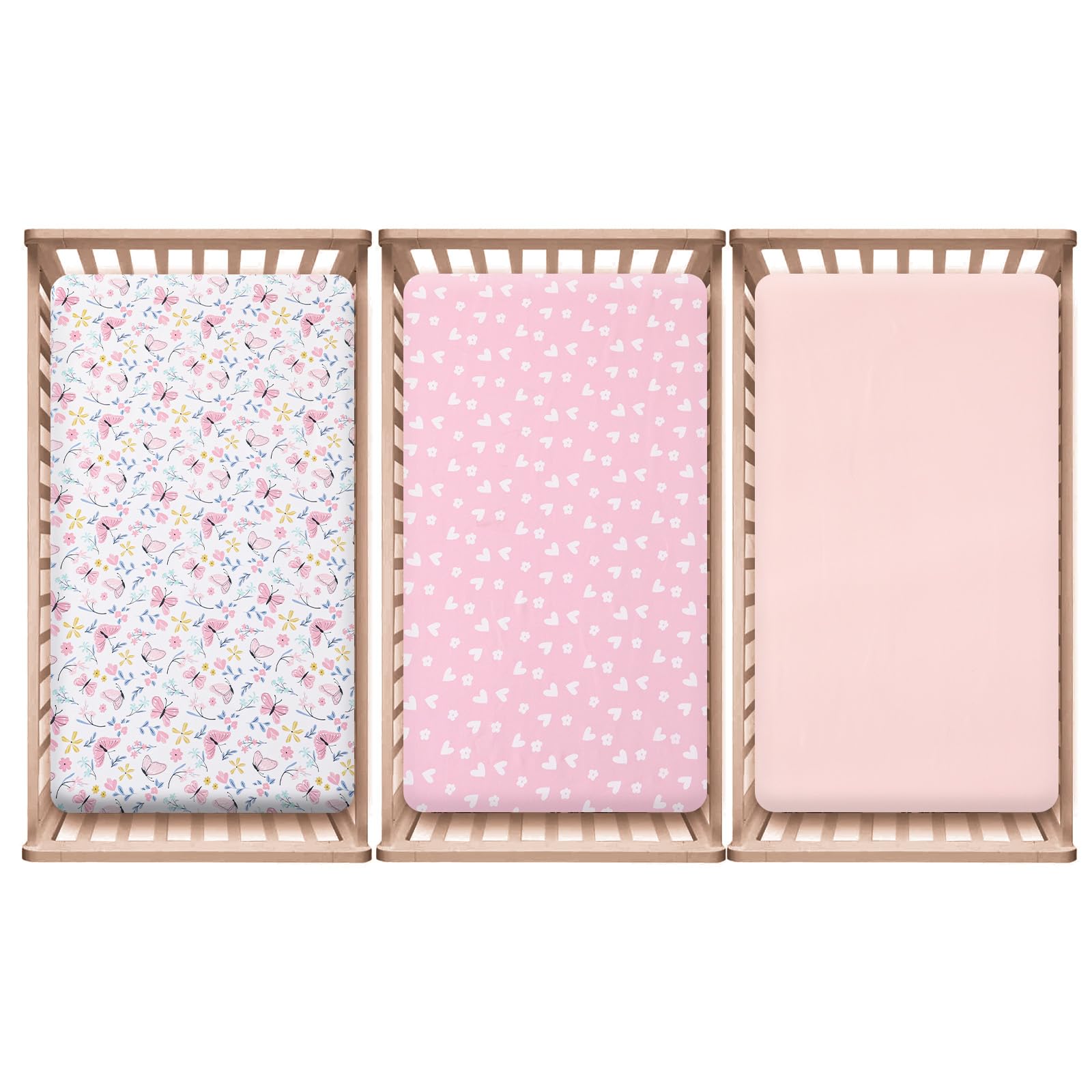 PHF butterfly-crib-sheets gift option for baby showers and new nurseries.