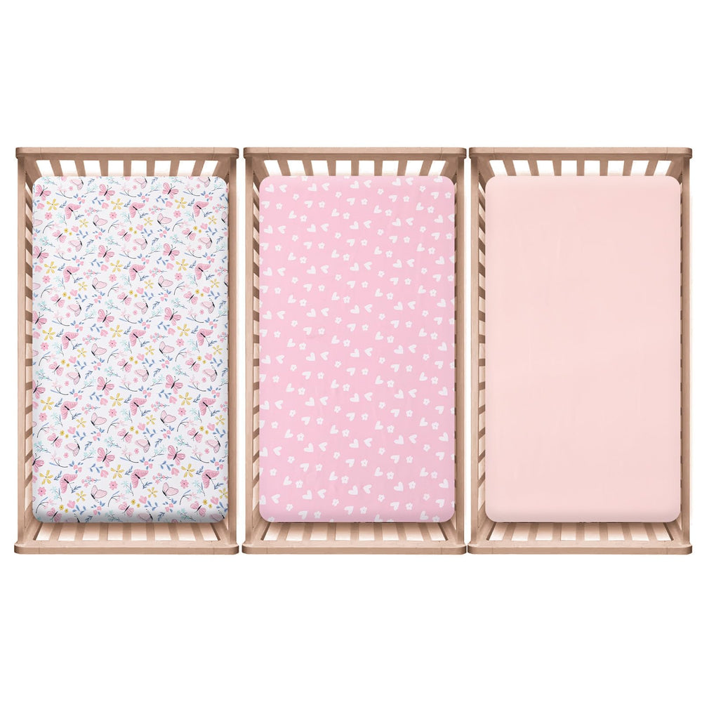 PHF butterfly-crib-sheets gift option for baby showers and new nurseries.