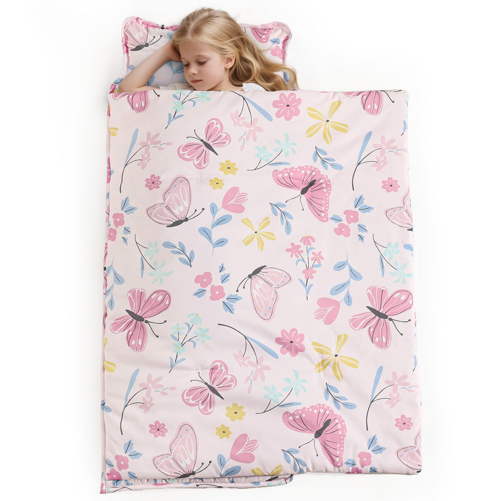 PHF butterfly nap mat with soft microfiber for cozy rest anywhere.
